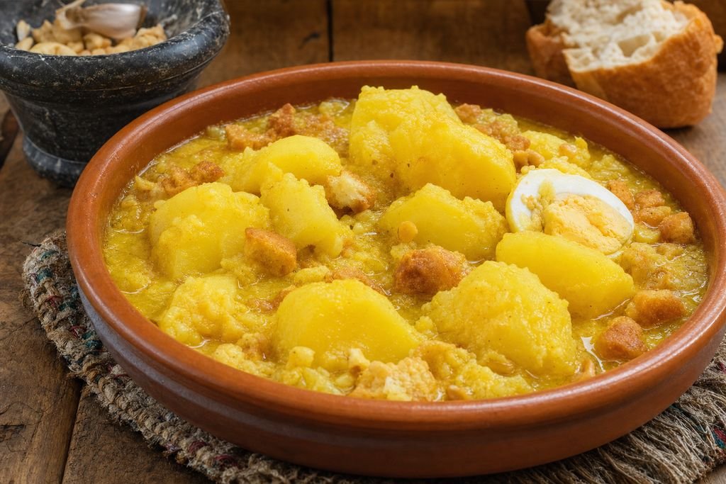 Ajo pollo granadino