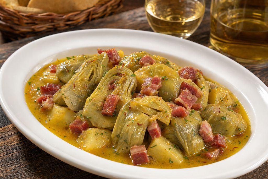 Alcachofas a la montillana