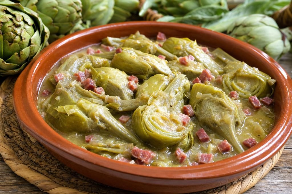 Alcachofas de Calahorra en su salsa