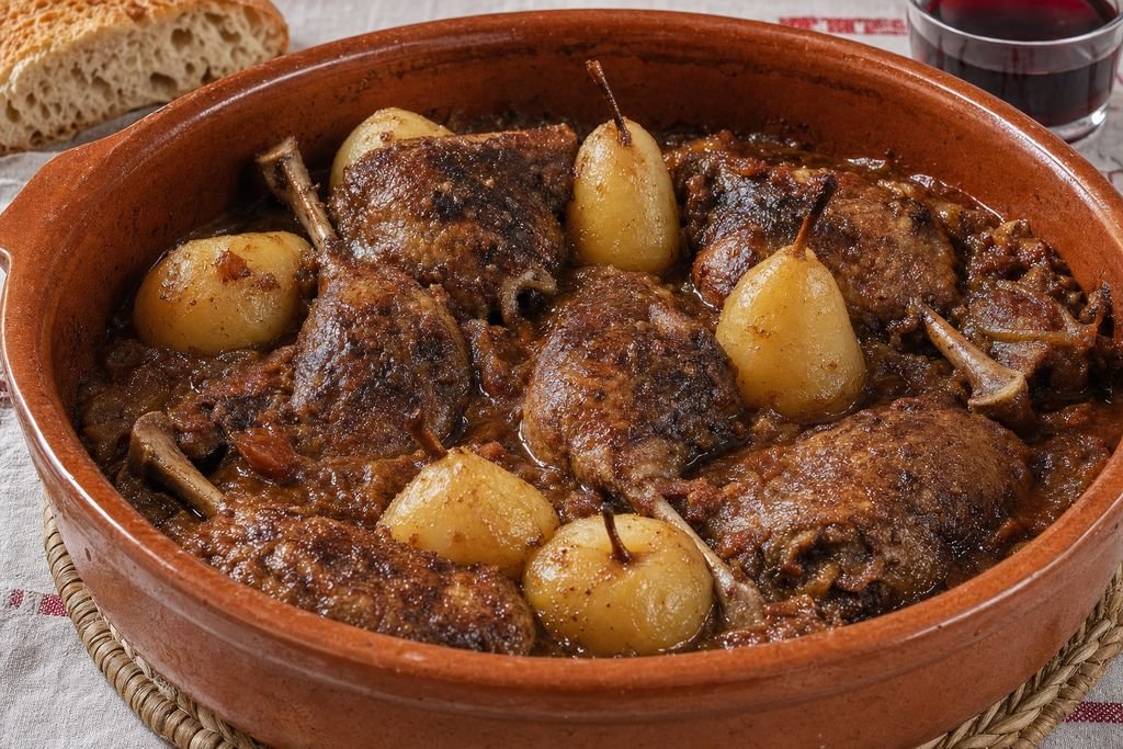 Ànec amb peres de l'Empordà