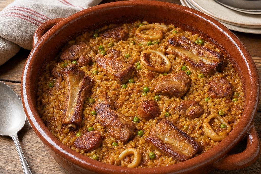 Arros a la cassola catalán