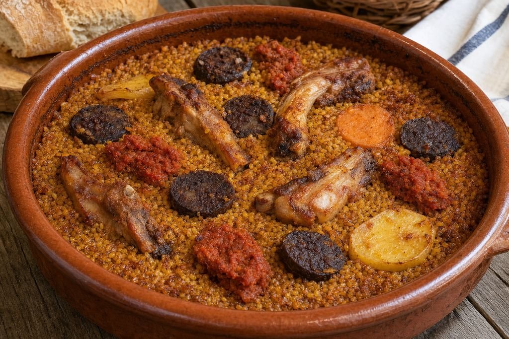Arros de la terra menorquin