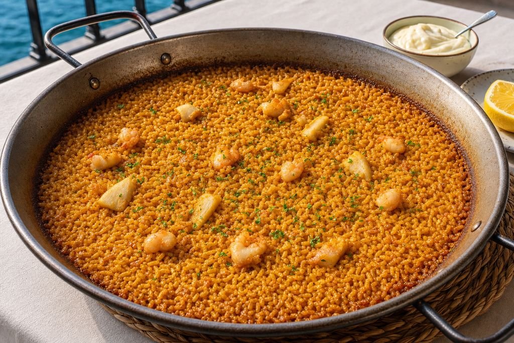 Arroz a banda alicantino