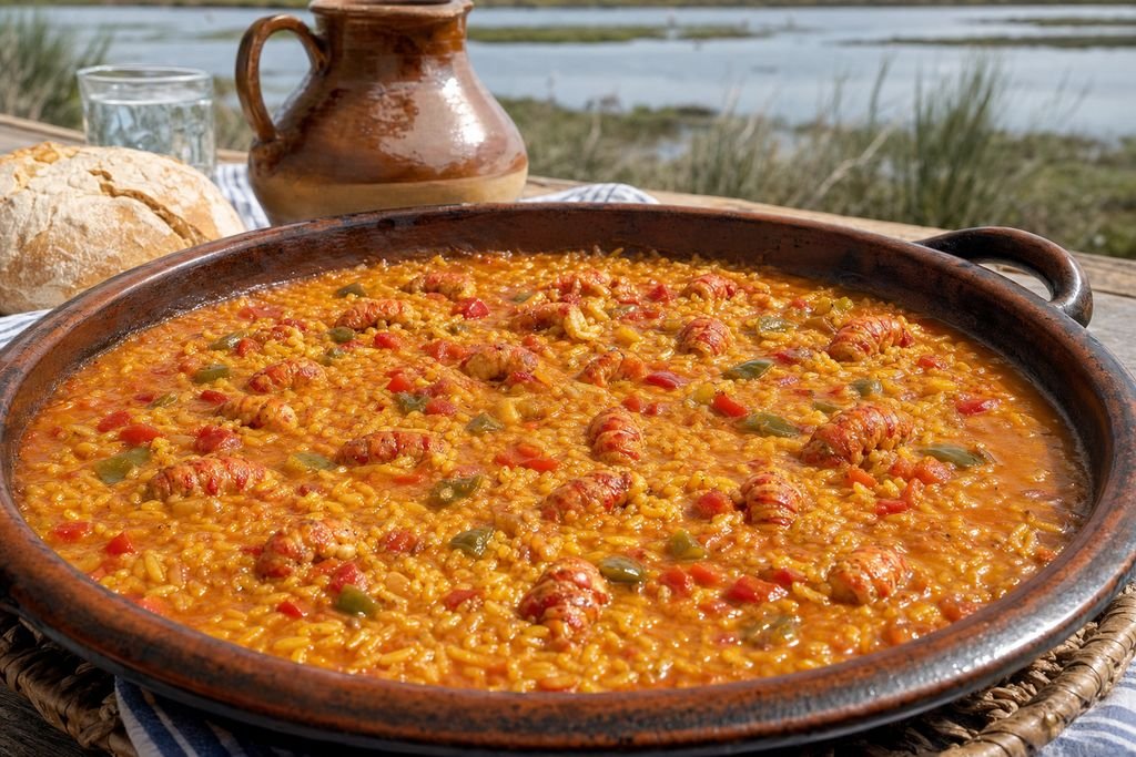 Arroz con cangrejos de Isla Mayor