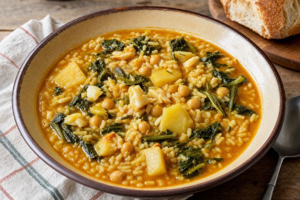 Arroz de escribano murciano