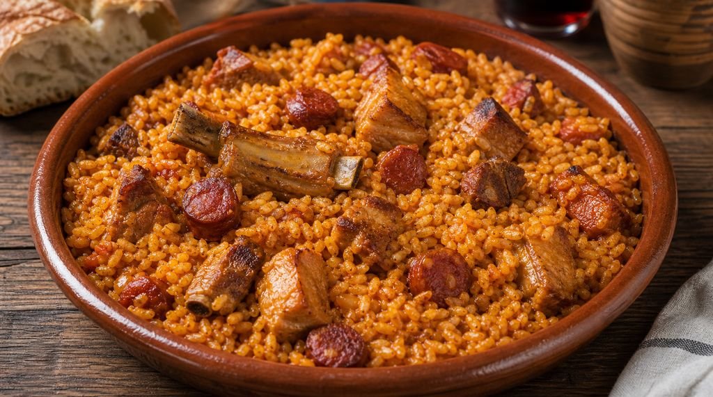 Arroz a la zamorana con cerdo
