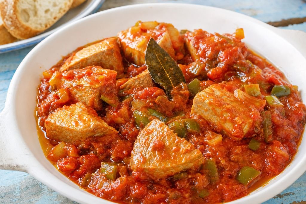 Atún con tomate gaditano