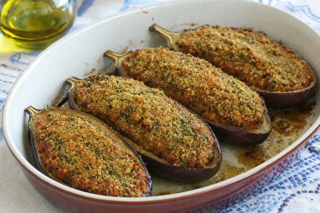 Berenjenas rellenas menorquinas