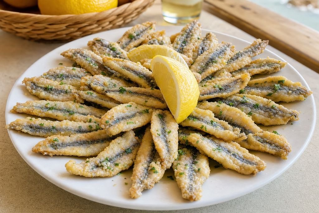 Boquerones al limón malagueños