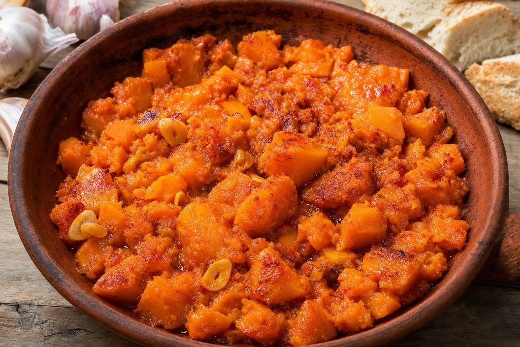 Calabaza frita granadina