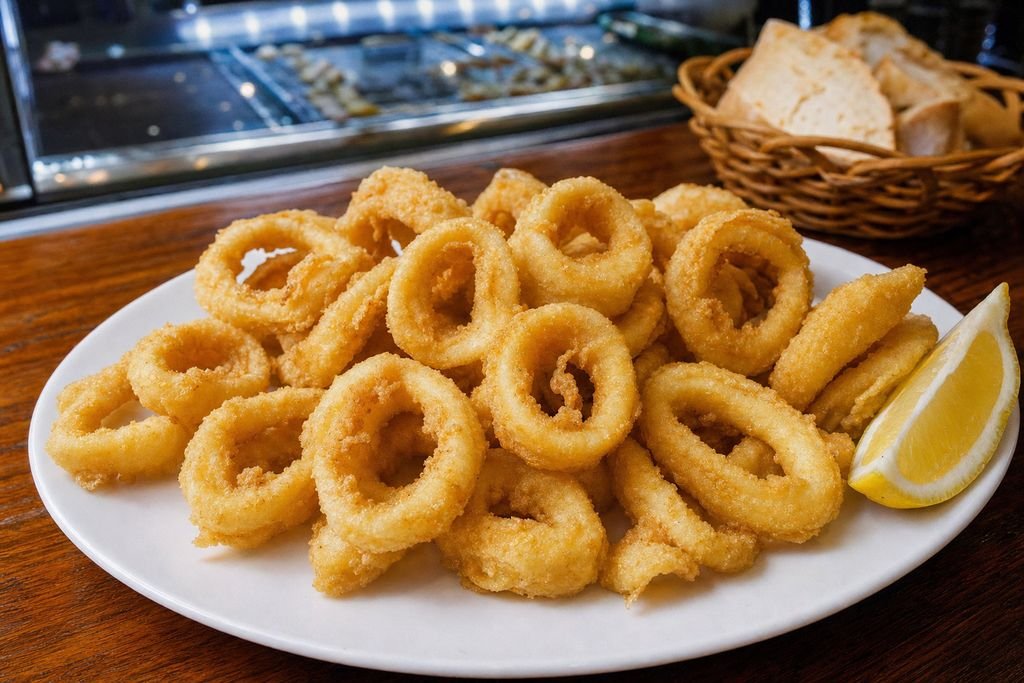 Calamares a la romana madrileños
