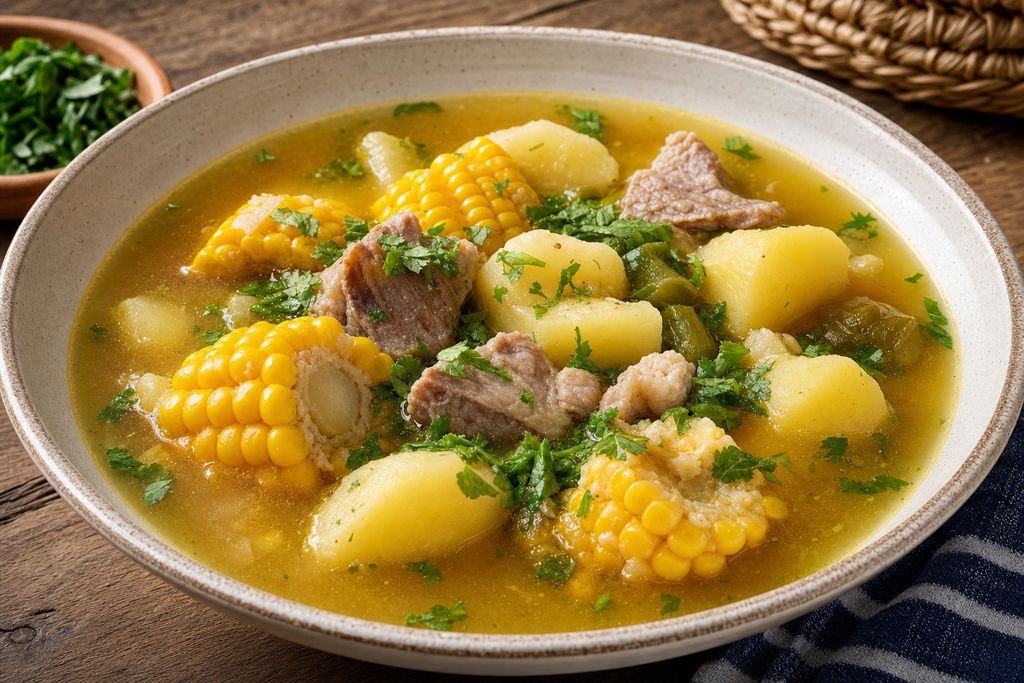 Caldo de millo canario