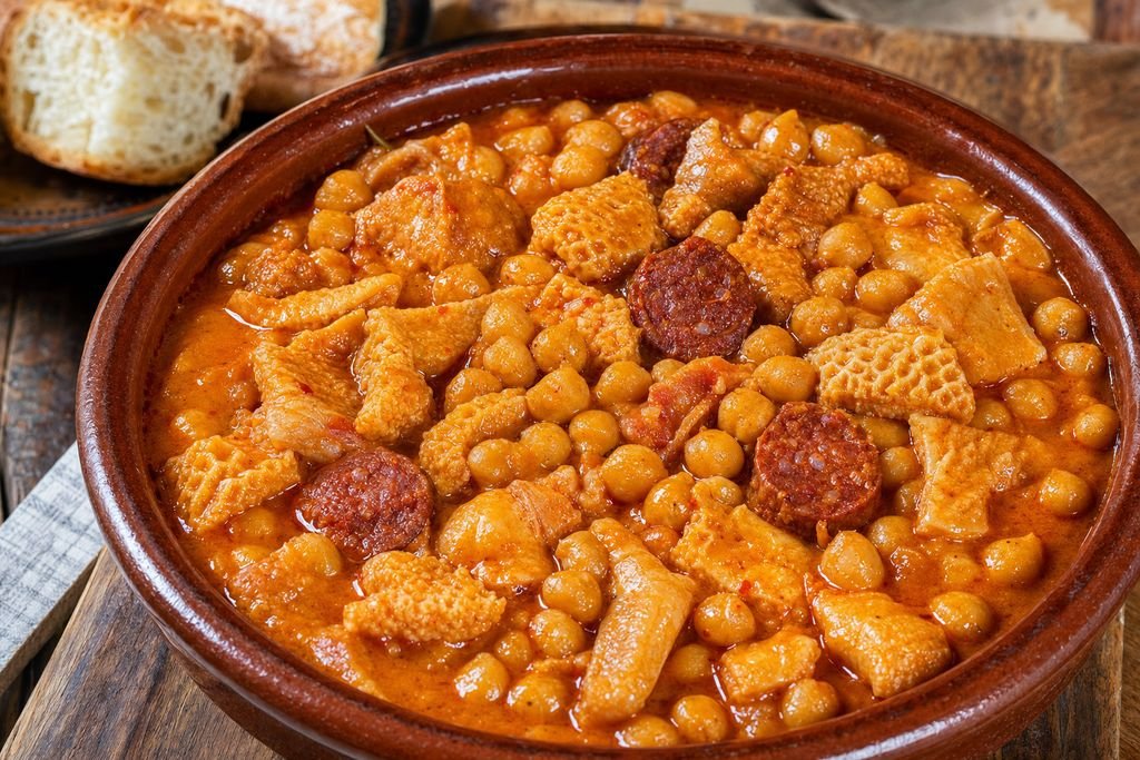 Callos con garbanzos gallegos