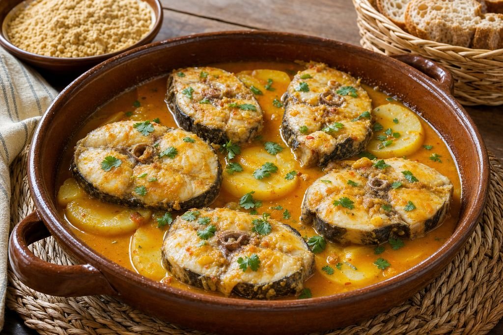 Cazuela de pescado tinerfeña