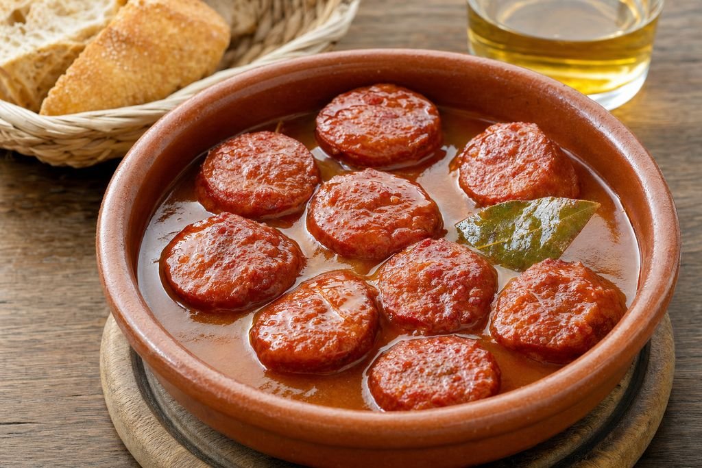 Chorizo a la sidra asturiano