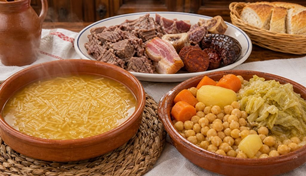 Cocido madrileño de tres vuelcos