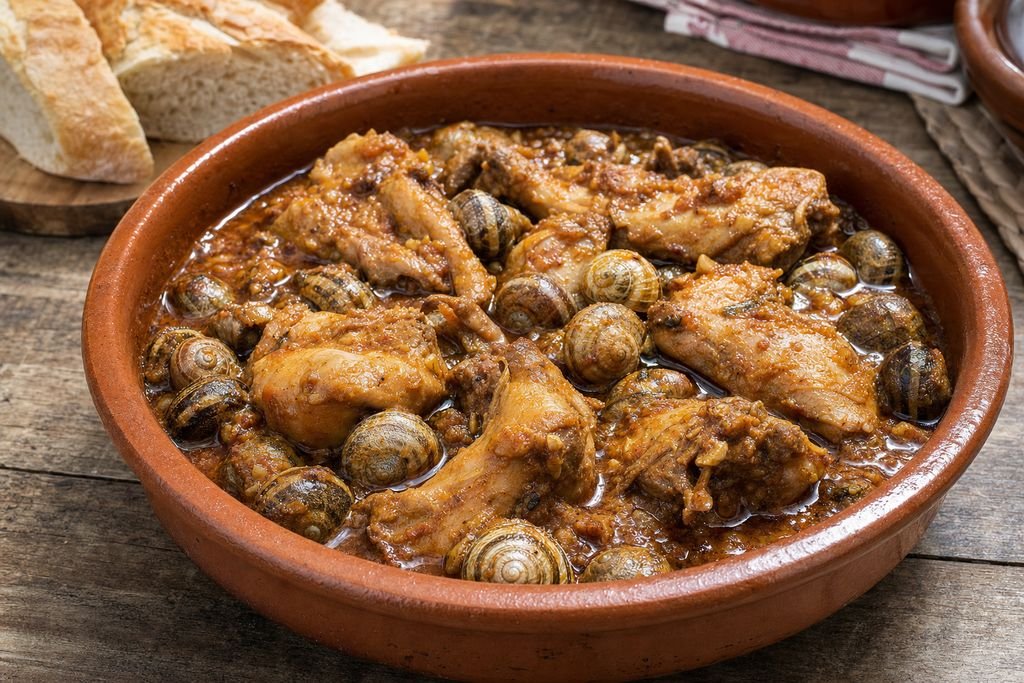 Conill amb cargols catalán