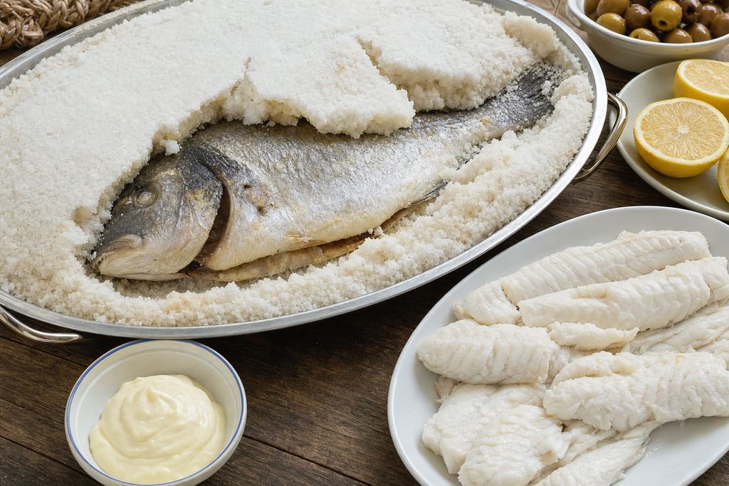 Dorada a la sal del Mar Menor