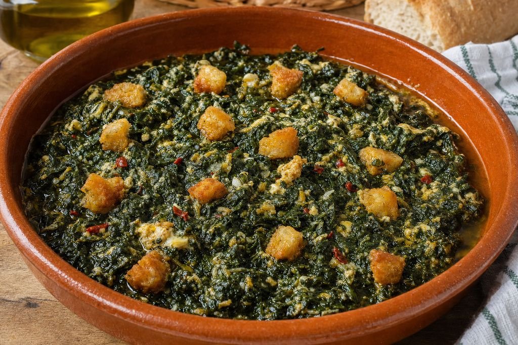 Espinacas esparragadas jiennenses