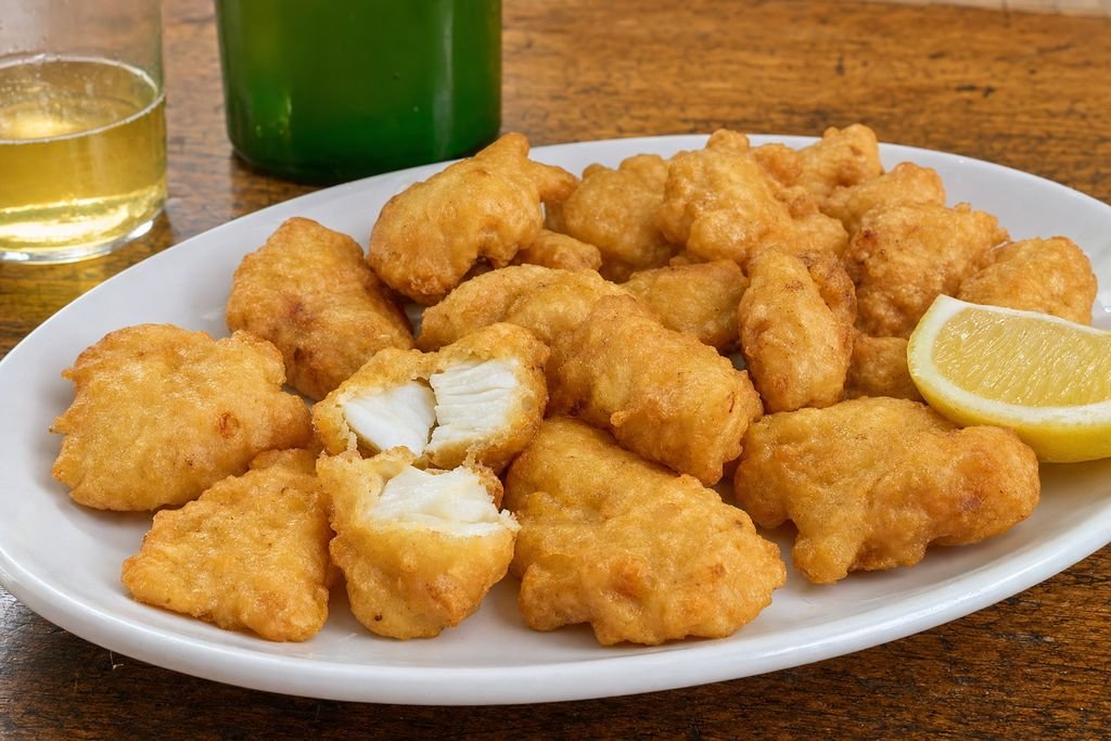 Fritos de pixín asturianos
