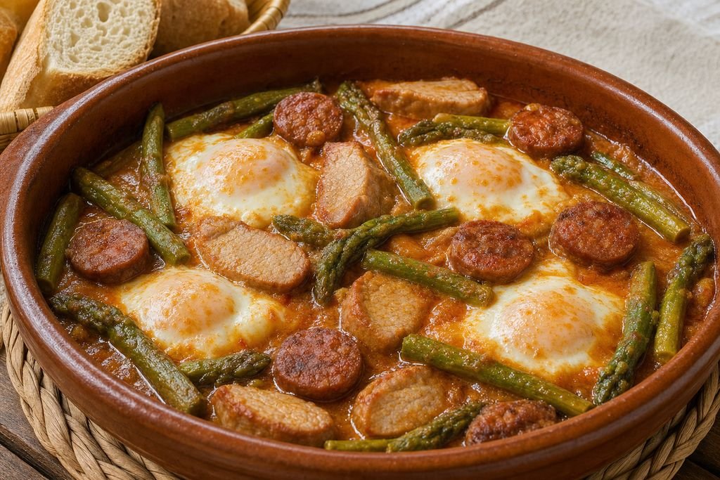 Huevos al salmorrejo aragonés