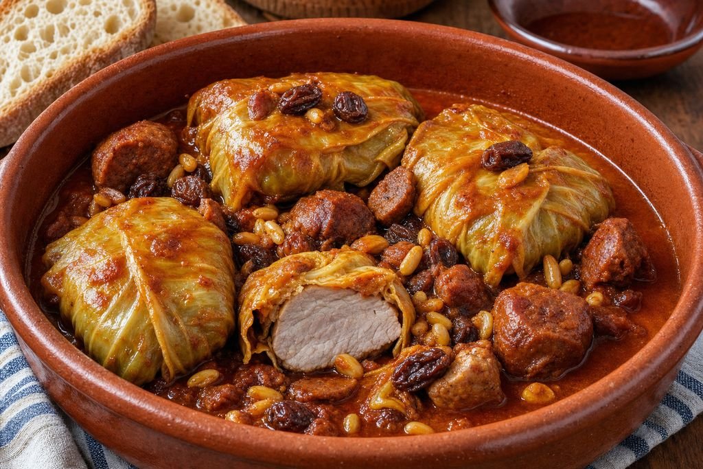 Llom amb col mallorquín