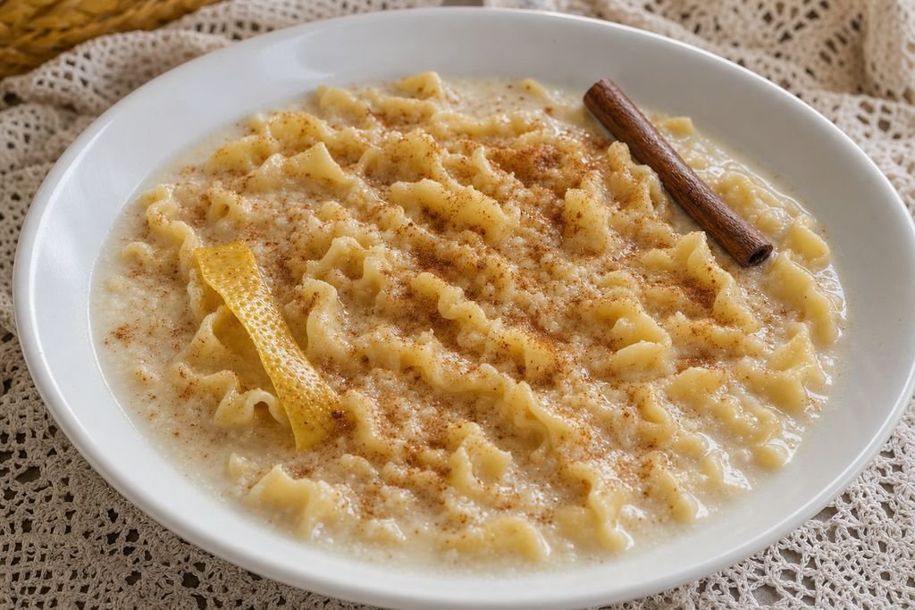 Macarrons de Sant Joan ibicencos servido como origen: isla de ibiza (eivissa)