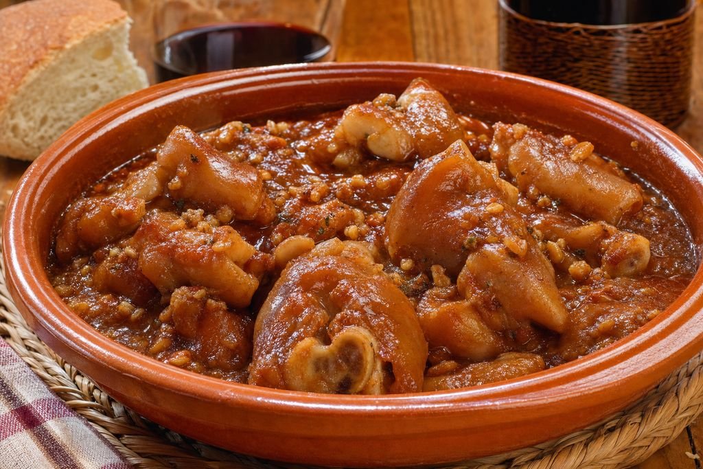 Manitas de cerdo a la catalana