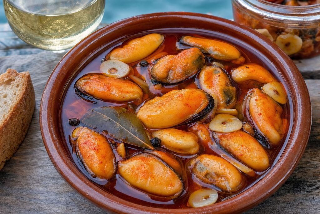 Mexillóns en escabeche de Arousa