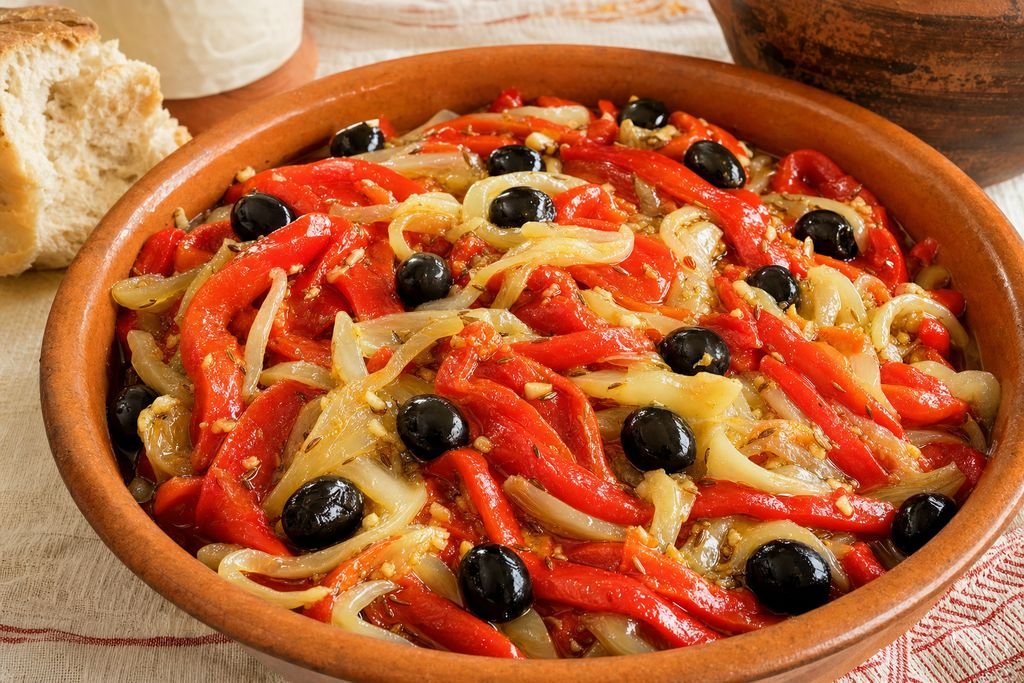 Mojete manchego de pimientos