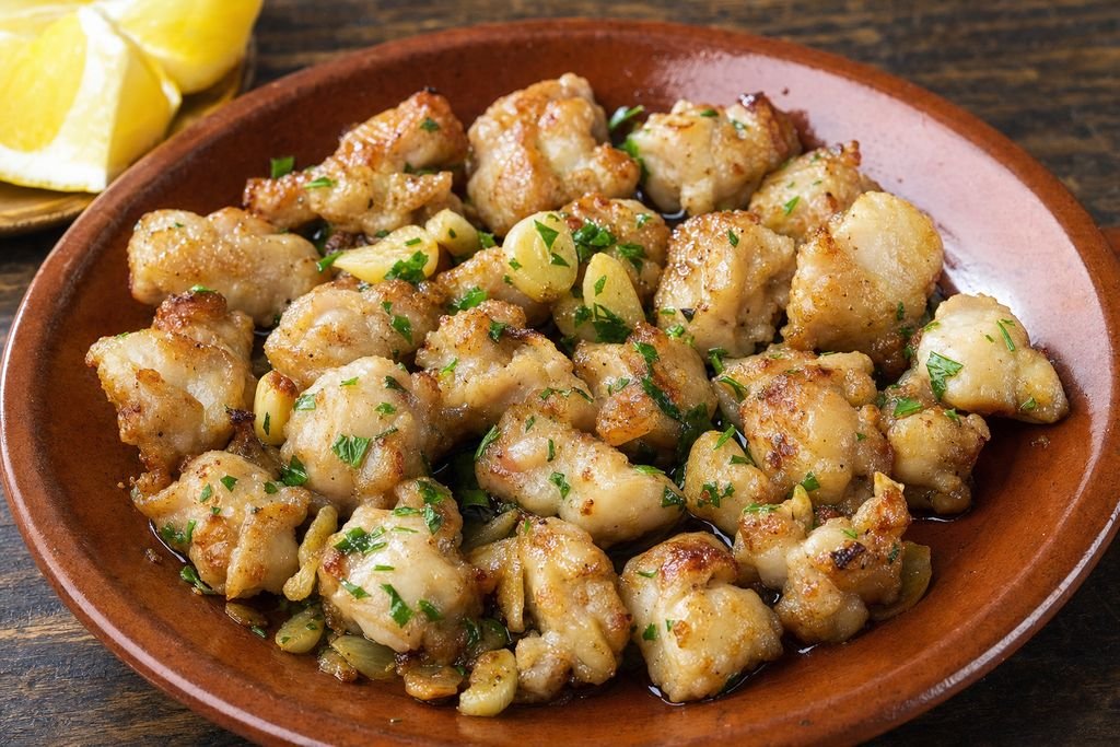 Mollejas de lechazo burgalesas