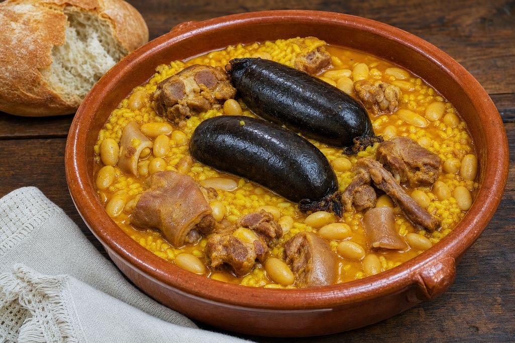 Olla fresca de Lorca servido como origen: lorca (murcia)