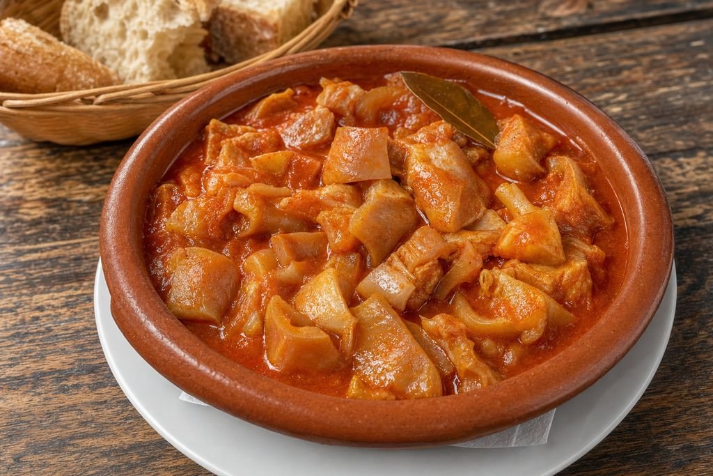 Oreja en salsa gallega