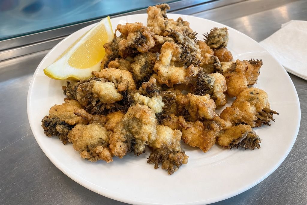 Ortiguillas fritas gaditanas