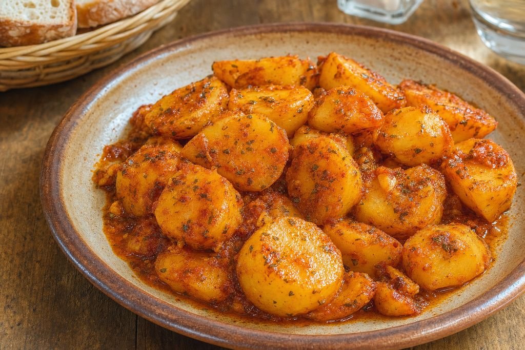 Papas en adobillo malagueñas