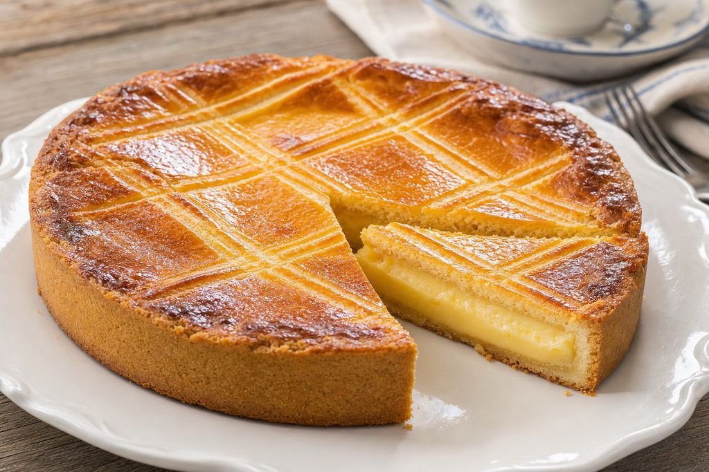 Pastel vasco de crema