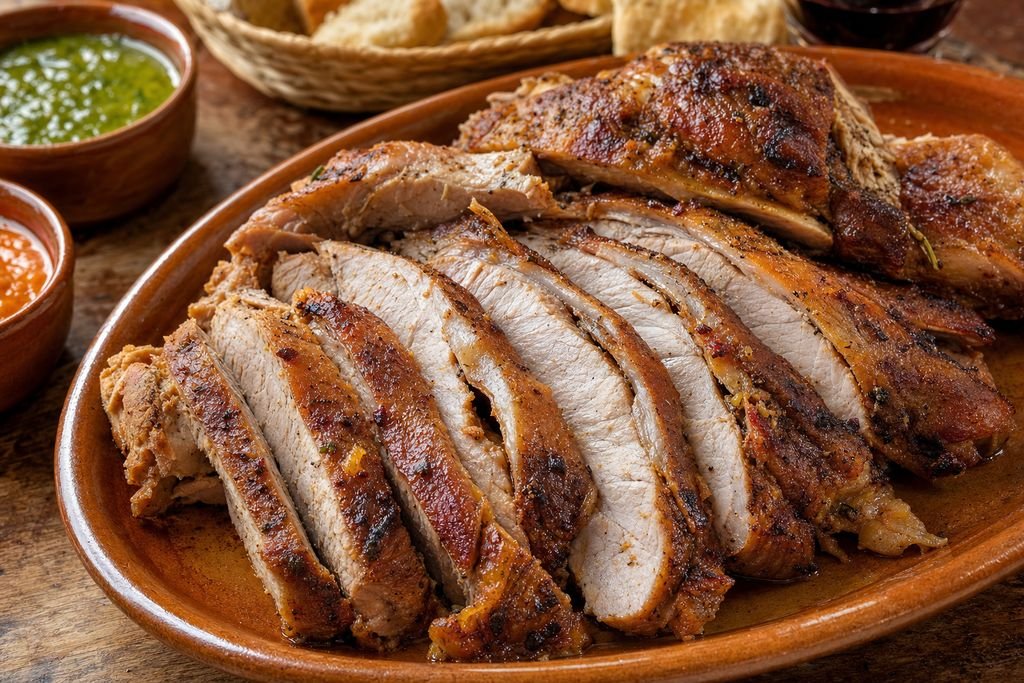 Pata asada canaria