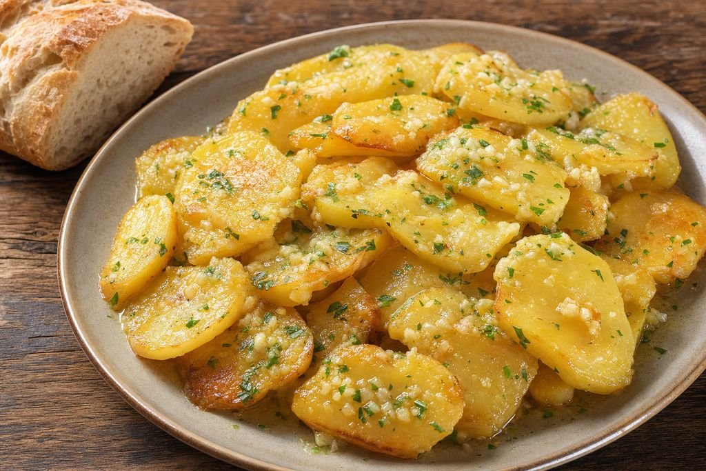 Patatas en ajo cabañil murcianas