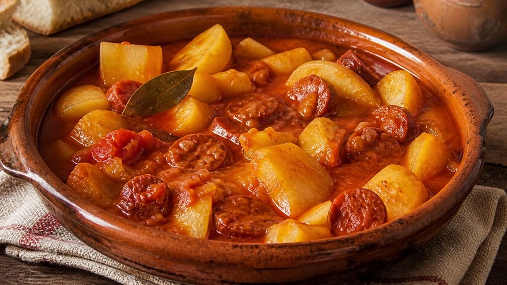 Patatas a la riojana con chorizo