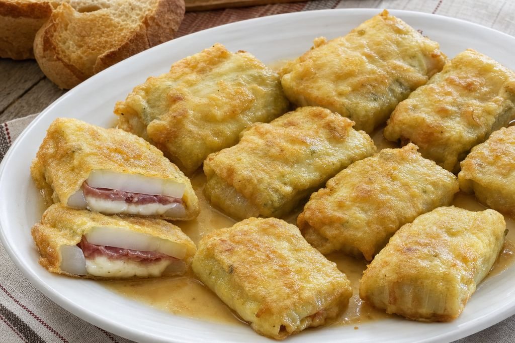 Pencas rellenas navarras