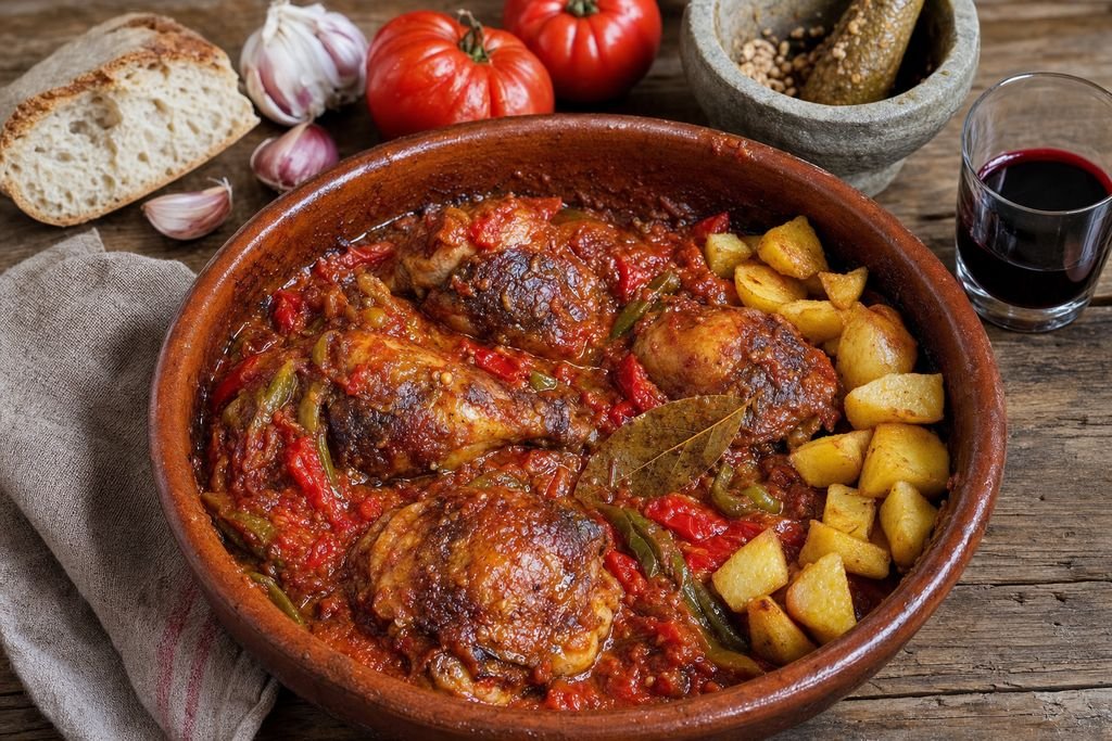 Pollo a lo Padre Pero de La Zarza