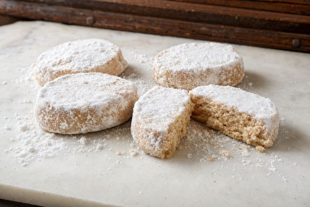Polvorones de la Antigua Pastelería del Pozo servido como origen: madrid