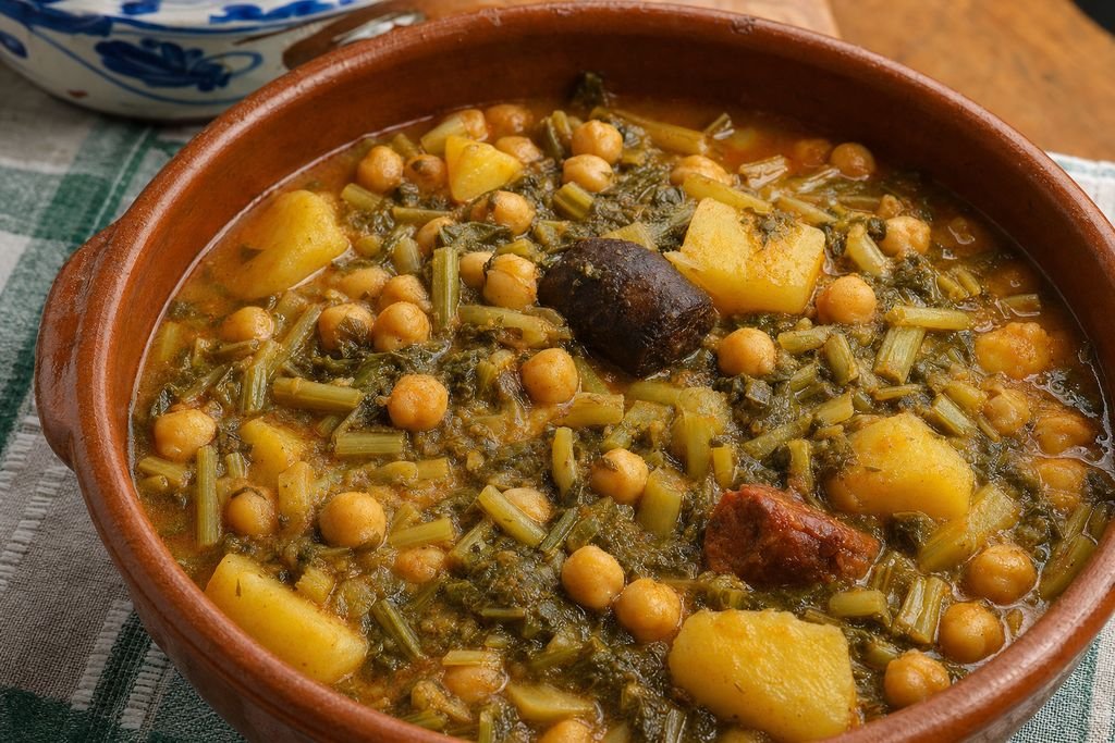Potaje de tagarninas gaditano