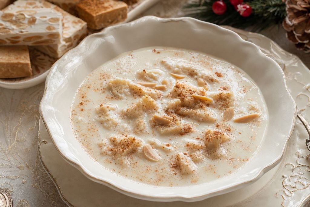 Sopa de almendras madrileña