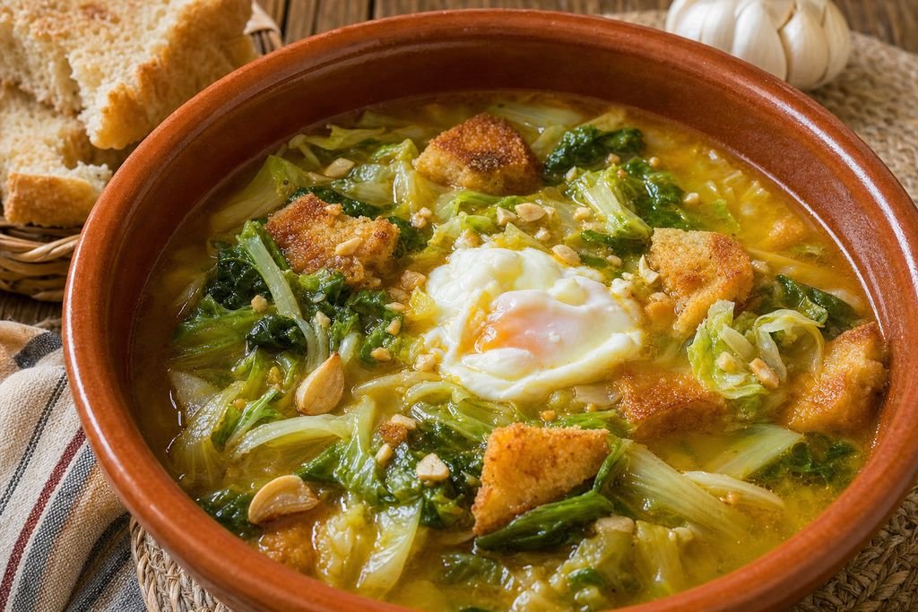 Sopa de escarola granadina