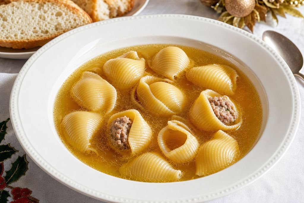 Sopa de galets catalana