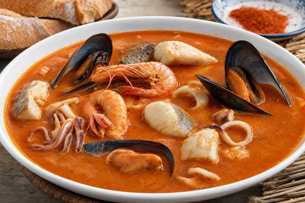 Sopa de marisco ceutí