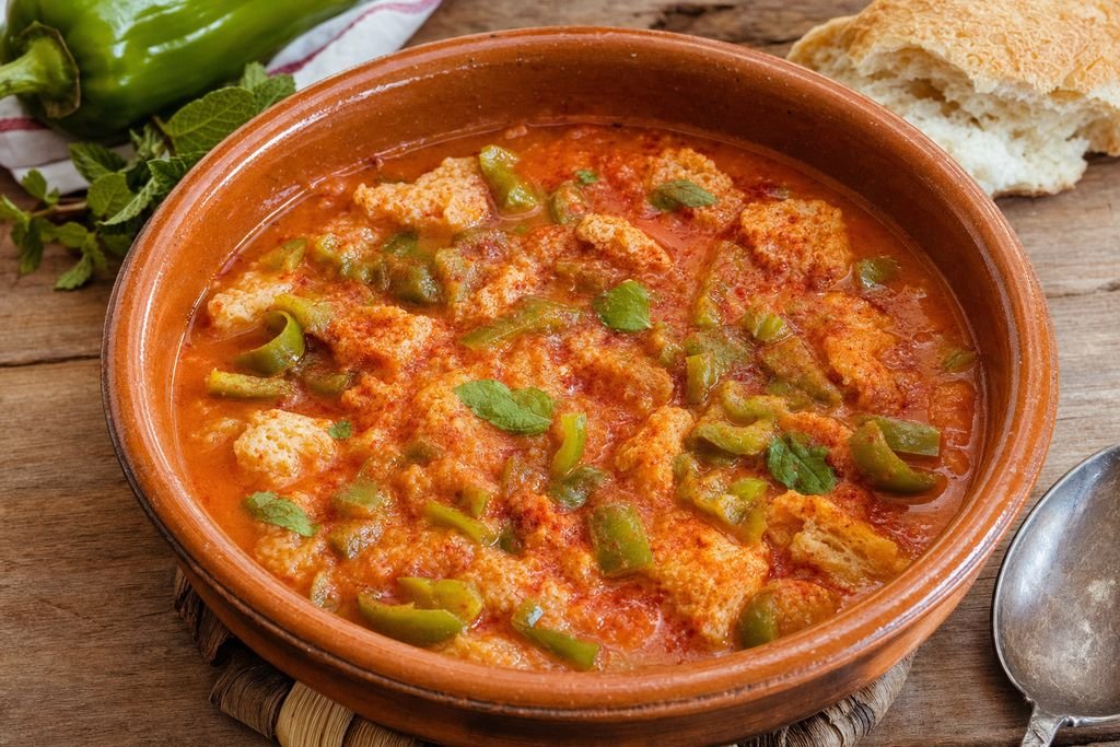 Sopa de tomate extremeña