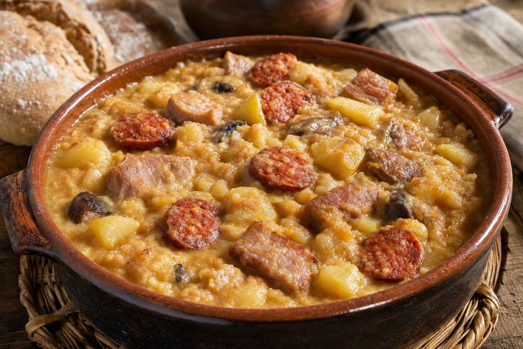 Sopas tostadas de Albarracín