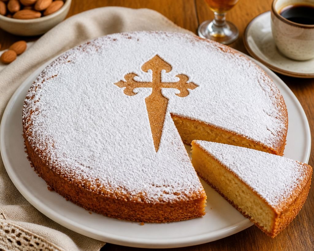 Tarta de Santiago tradicional